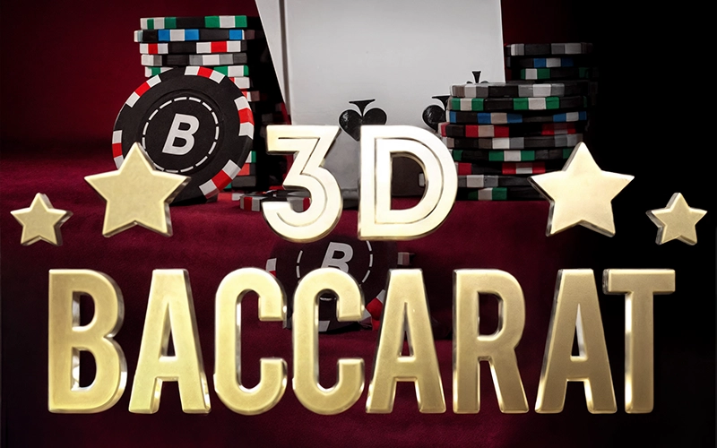 Disfruta de un juego agradable con la posibilidad de ganar en 3D Baccarat en Casinado.