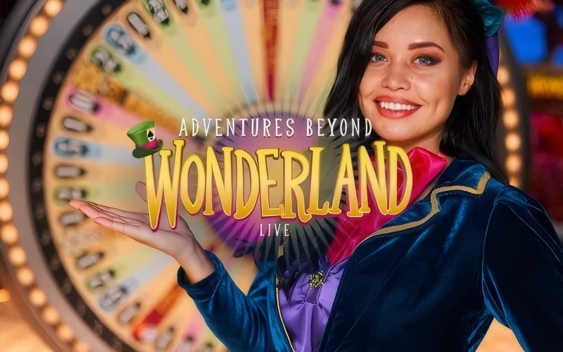 Prueba tu suerte en Adventures Beyond Wonderland Live y obtén bonificaciones agradables en Casinado.