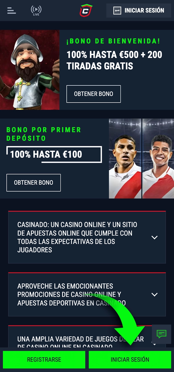 Sigue las instrucciones para iniciar sesión en tu cuenta.