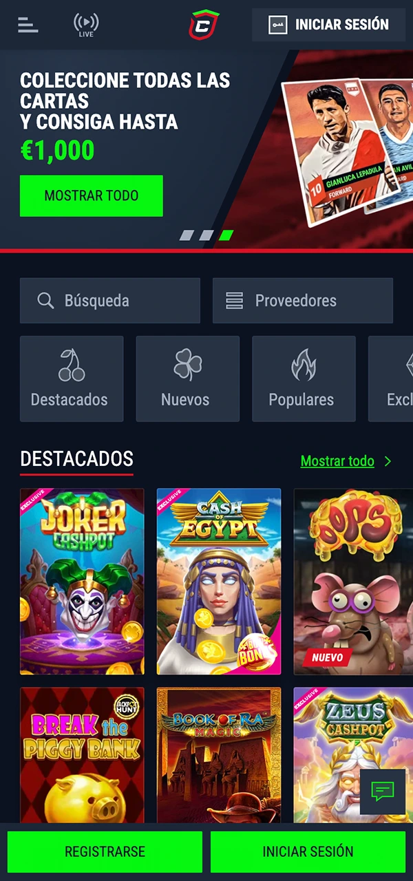 Gira tus tragamonedas favoritas, juega al casino en vivo en Casinado.
