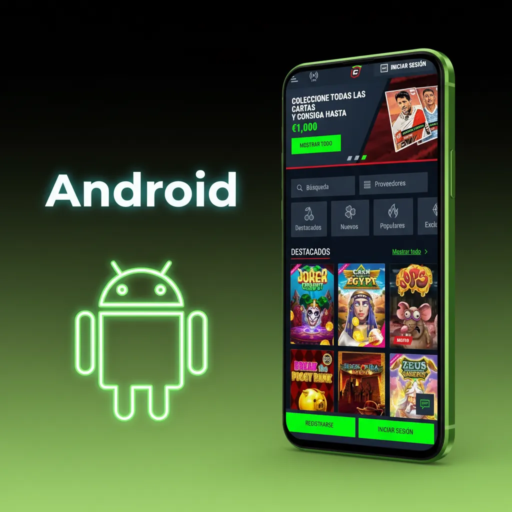 Guía de instalación de la app Android: requiere Android 8+, APK oficial, ligera y optimizada para datos móviles.